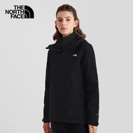 TheNorthFace北面三合一女户外防风保暖棉内胆夹克外套 5B1X JK3/黑色 L