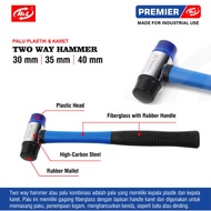 H&L Plastic and Rubber Combination Hammer 30mm, 35mm, 40mm HL Premier Two Way Hammer/ 2-in-1 Hammer/