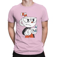 Cotton T-shirt Cuphead | Cotton Tees Tops | Cotton Shirt | Cotton Tshirt - 2023 Summer Men XS-6XL