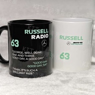 RUSSELL RUSSELL George Creative Mug F1 Mercedes-Benz Peripheral Water Cup Coffee Cup
