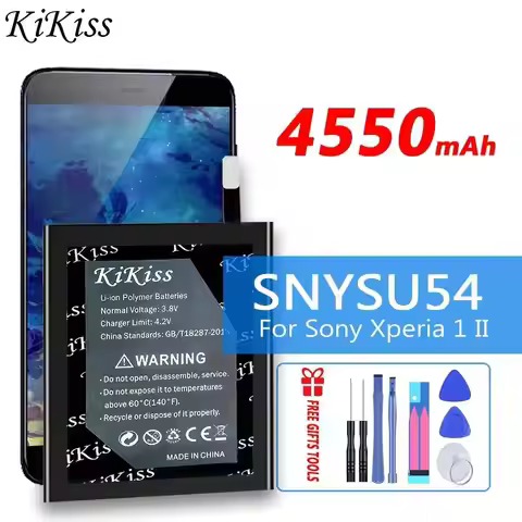 KiKiss 4550mAh SNYSU54 Rechargeable Battery For Sony Xperia 1 II Xperia pro/Xperia1 2nd/Xperia5 2nd/