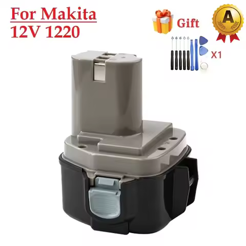 PA12 Battery For Makita 12V 4600mAh 1235F 1200 1220 1201 1222 1233SA 1233SB 4191D 6835D 8270D 193624