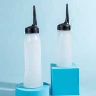 1pc Or 2pcs/Set Clear Beauty Salon 8.12oz 4.06oz Plastic Dye Squeeze Applicator Hair Oil Applicator