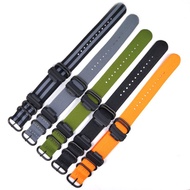Nylon strap+connector set strap suitable models GA-2100/GA-110 GA-110GB GD100 GD110 GAX-100 student 