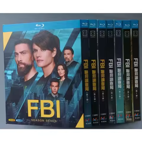 FBI Season 1-7:18-Disc BD All Region New Box Set Blu-ray Disc