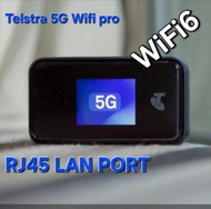 99%new 5G Wifi pro ,澳洲Telstra版,5G MOBILE WiFi6 with RJ45 LAN PORT,sim router  插卡Wifi, POCKET WIFI,wi