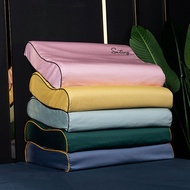 wholesale Pillow Cover Latex Pillowcase Memory Foam Contour Cotton Pillow Case Solid Protector Zippe