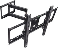 TV Mount,Sturdy TV Mount,Sturdy Wall Mount TV Bracket for 32-60" LED LCD OLED 4K Flat &amp; Curved TVs up to 50 kg Extendable Articulating Arm Tilt Swivel TV Mount-Black