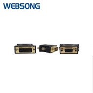 VGA Female to DVI24+1 Male Gold Connector DVI-I websong