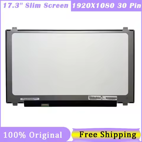 17.3 Inch Slim 30 Pin Laptop Screen N173HCE-E31 LP173WF4-SPF1/F2/F3/F4/F5 LP173WF4-SPB1 B173HAN01.0 