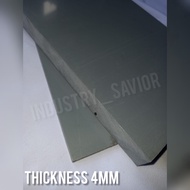 Polyvinyl Chloride (PVC) Sheet Grey Thickness 4mm, Width 850mm