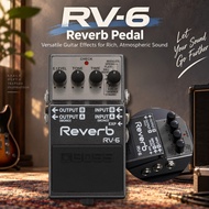 Boss RV-6 Reverb Pedal Guitar Effects Pedal Rich Ambient Sound Multiple Reverb Modes