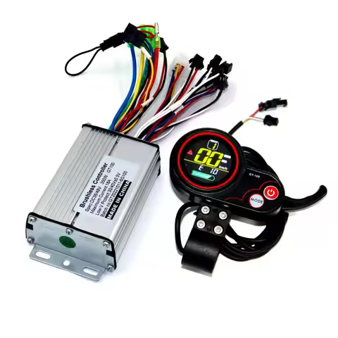 GREENTIME 36V/48V 350W BLDC Electric scooter controller E-bike brushless speed driver and GT-100 LCD