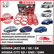 [Daily Ship] City GD GM2 GM6/ Jazz GD GE GK Spring Sport Proexpert-Sport Spring-Suspension-Coil Spri