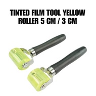 TINTED FILM TOOL YELLOW ROLLER BIG 5 CM / SMALL 3 CM