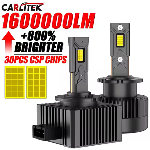 D3S D1S LED Headlights Canbus 1:1 HID D2S D4S D5S D8S D1R D2R D3R D4R Auto Lamp 1600000LM 1200W Plug