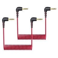 2-Pack 3.5mm Microphone Cable Compatible with Rode Wireless Pro / Wireless Go 2 / DJI Mic 2 and Holl