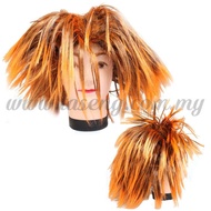 Fake Hair Wig - Orange Color