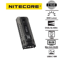 Đèn pin NITECORE EDC37 – Siêu sáng 8000 Lm pin 8000mAh sạc nhanh 18W màn hình OLED