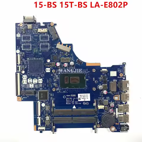 934909-001 934909-501 934909-601 DKL50 LA-E802P For HP 15-BS 15T-BS Laptop Motherboard I5-8250U i7-8