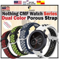 Nothing CMF Watch Pro 2 / CMF Watch Pro Strap Dual Color Porous Strap 22mm,Tali Jam Nothing CMF Watc