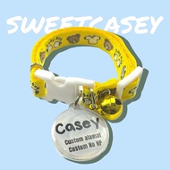 TEDDY CAT NECKLACE FREE NAME/CUSTOM NAME CAT NECKLACE