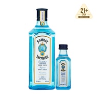 Bombay Sapphire Dry Gin (750ML)[Free Miniature 50ml]