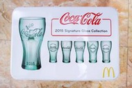 全新 2015 麥當勞 可口可樂Coca Cola 年份曲線杯 全套6款 精美鐵盒包裝 市面罕見 值得收藏 價格可議