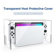 Transparent Host Protective Cover for Nintendo Switch &amp; Switch OLED Clear Dustproof Acrylic Display Box for NS Game Console