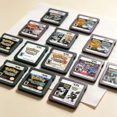 ▍Pokem0n DS Video Game Cartridge HeartGold SoulSilver Black White For NDS 2DS 3DS NDSL