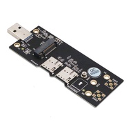 NGFF(M.2) to USB 3.0 Adapter with Dual Nano SIM Card Slot for 3G/4G/5G Module