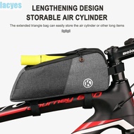 LACYES Bicycle Frame Bag Large Capacity Cycling MTB Road Bike Storage Bag Bicycle Bag