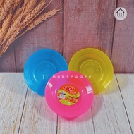 12pcs Piring Plastik kecil 6inch / Piring tatak gelas kopi / Piring plastik crystal 6inc