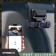 [cozyroomss.sg] 4 Channel Driving Video Recorder Night Vision WiFi & APP Control Parking Mode Car Ca