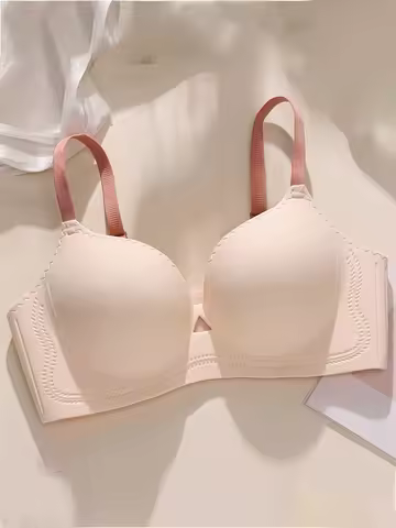 3D Cup Bra - Q-Soft & Plump Push-Up One-Piece Perfect for Small Busts Moulded Round Cup