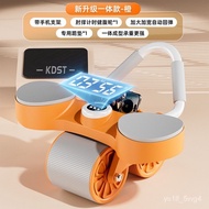 【TikTok】#Abdominal Wheel Automatic Rebound Belly Contracting and Abdominal Rolling Exercise Elbow Support Roller Abdomin