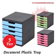 5 Tier Plastic Tray | Document Drawer (1s)