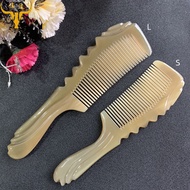 Natural Horn Material Hair Care Massage Tool Fine Tooth Comb Anti-static Care Hair Handmade Of Ox Horn Comb