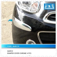 Nissan March 4pcs chrome jsl front bumper list