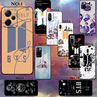 BTS Team Logo Xiaomi Redmi NOTE 10 10T 10S Pro 4G 5G Silicone Anti-fall Casing TPU Straight Side Phone Case