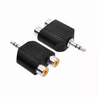 Converter RCA to Jack 3.5mm RCA 2in1 Stereo RCA to 3.5mm Jack