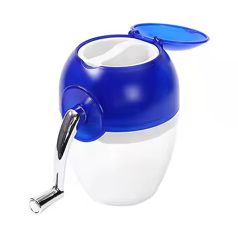 Handheld Snow Ice Machine Manual Ice Shaver Ice Maker Crusher Manual Snow Cone Machine Ice Crusher H