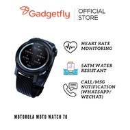 Motorola Moto Watch 100 Smart Watch Fitness Tracker with 26 Sport Modes 5ATM Waterproof SpO2 Sensor 