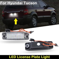For Hyundai Tucson 2005-2009 Car Rear white LED license plate light number plate lamp