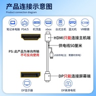 HDMI to DP Cable 4K60Hz Video Converter Computer Connection Display Port CS5801 7FJH
