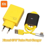 For Xiaomi 67W Fast Charger Turbo Charge Adapter 6A Elbow Type-C Cable For Mi 12Ultra Redmi Note11Pr