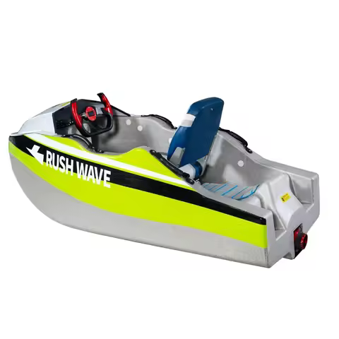 GLOBAL TRADING RUSH WAVE Outdoor Camping Entertainment Leisure Electric Mini sping Jet Electric Boat
