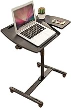 Angle And Height Adjustable Mobile Laptop Stand Desk, Metal Stand / 360 ° Universal Wheel Laptop Rolling Cart For Living Room/Office/Lecture Desk (Color : B) Fashionable