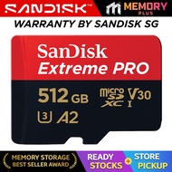 SanDisk Extreme Pro MicroSD Card 4K U3 V30 200MB/s 256GB 512GB 1TB QXCD MemoryPlusSG