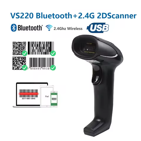 Barcode Scanner,USB Wired QR Bar Code Scanner 2D Handheld Inventory Scanner